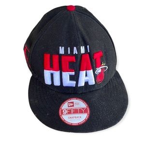 New Era Miami Heat SnapBack Baseball Cap